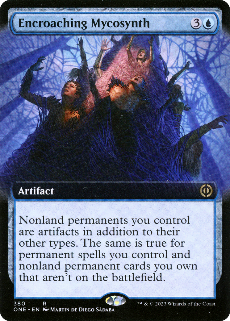Encroaching Mycosynth (Extended Art) [Phyrexia: All Will Be One]-1