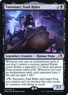 Tatsunari, Toad Rider [Kamigawa: Neon Dynasty Prerelease Promos]-1