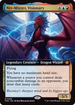 Niv-Mizzet, Visionary (Extended Art) [Foundations]-1