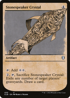 Stonespeaker Crystal (Showcase) [Commander Legends: Battle for Baldur's Gate]-1
