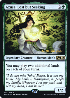 Azusa, Lost but Seeking [Core Set 2021 Prerelease Promos]-1