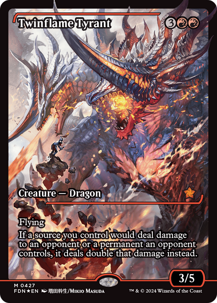 Twinflame Tyrant (Showcase) (FDN-427) - Foundations: (Showcase) Foil-1