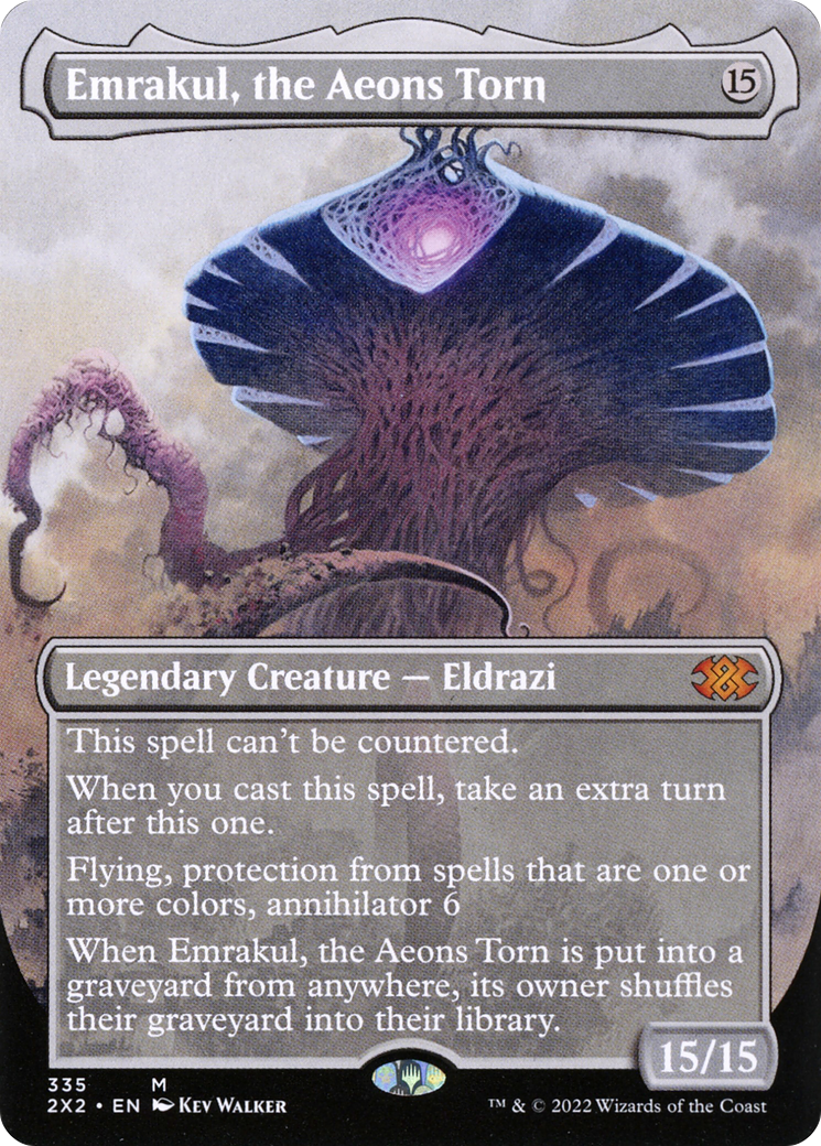 Emrakul, the Aeons Torn (Borderless Alternate Art) [Double Masters 2022]-1