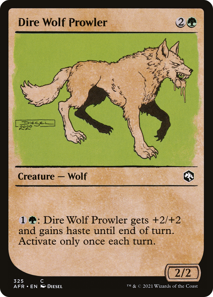 Dire Wolf Prowler (Showcase) [Dungeons & Dragons: Adventures in the Forgotten Realms]-1