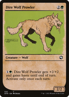 Dire Wolf Prowler (Showcase) [Dungeons & Dragons: Adventures in the Forgotten Realms]-1