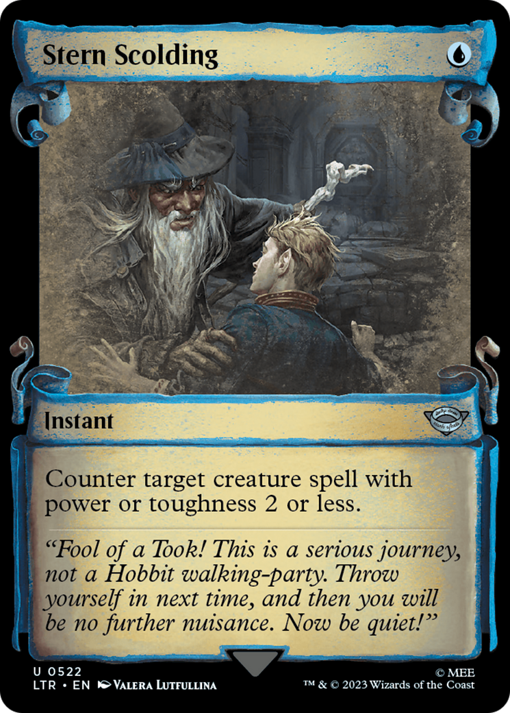 Stern Scolding [The Lord of the Rings: Tales of Middle-Earth Showcase Scrolls]-1