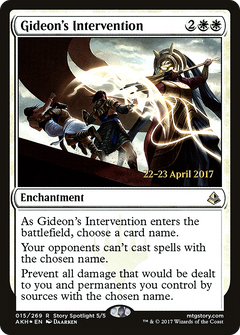 Gideon's Intervention [Amonkhet Prerelease Promos]-1