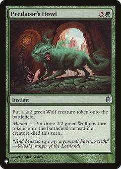 Predator's Howl [The List]-1