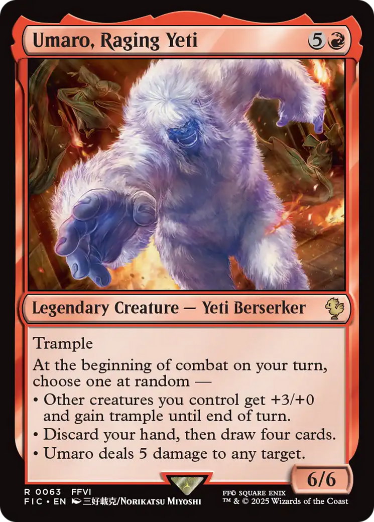 Umaro, Raging Yeti [FINAL FANTASY Commander]-1
