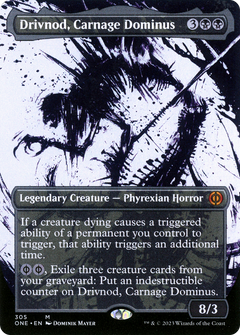 Drivnod, Carnage Dominus (Borderless Ichor) [Phyrexia: All Will Be One]-1