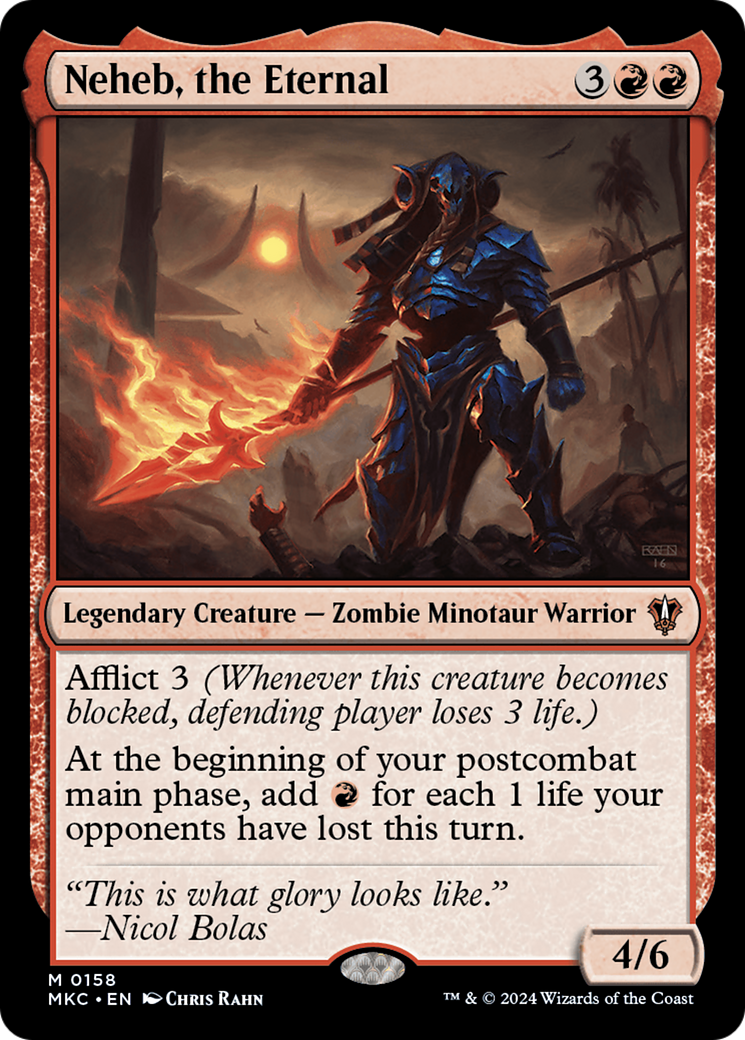 Neheb, the Eternal [Murders at Karlov Manor Commander]-1