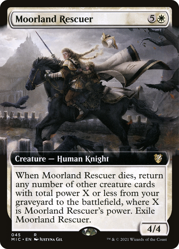 Moorland Rescuer (Extended Art) [Innistrad: Midnight Hunt Commander]-1