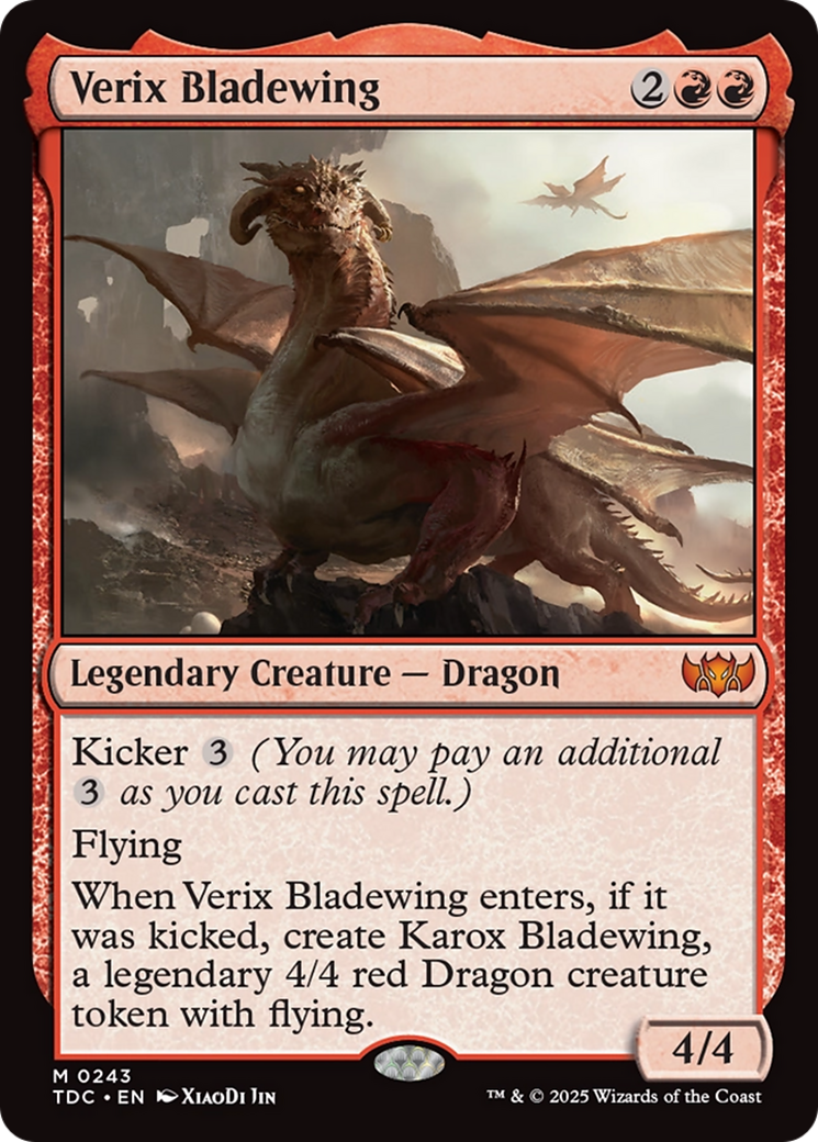 Verix Bladewing [Tarkir: Dragonstorm Commander]-1