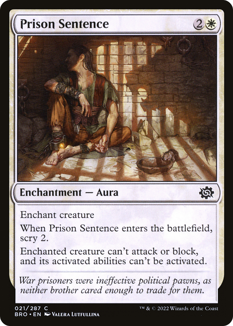 Prison Sentence [The Brothers' War]-1