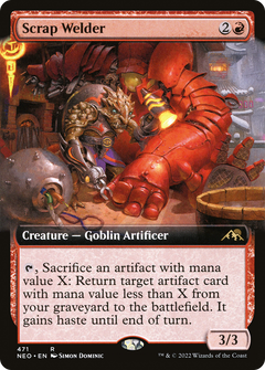 Scrap Welder (Extended Art) [Kamigawa: Neon Dynasty]-1