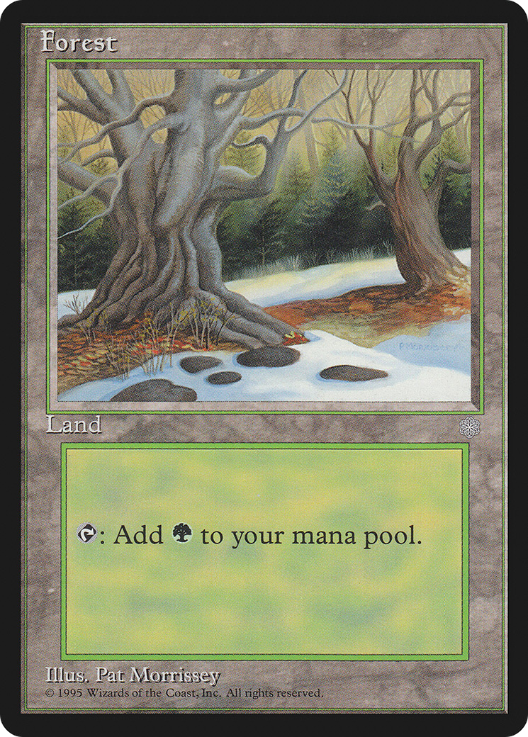 Forest (Orange Earth Between Two Trees) [Ice Age]-1