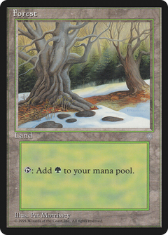 Forest (Orange Earth Between Two Trees) [Ice Age]-1