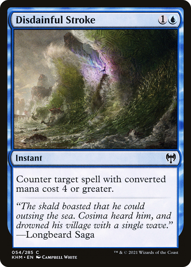 Disdainful Stroke [Kaldheim]-1