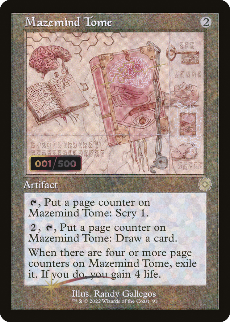 Mazemind Tome (Retro Schematic) (Serialized) [The Brothers' War Retro Artifacts]-1