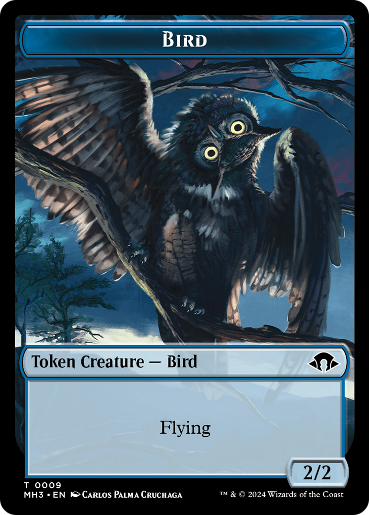 Servo // Bird Double-Sided Token [Modern Horizons 3 Tokens]-2