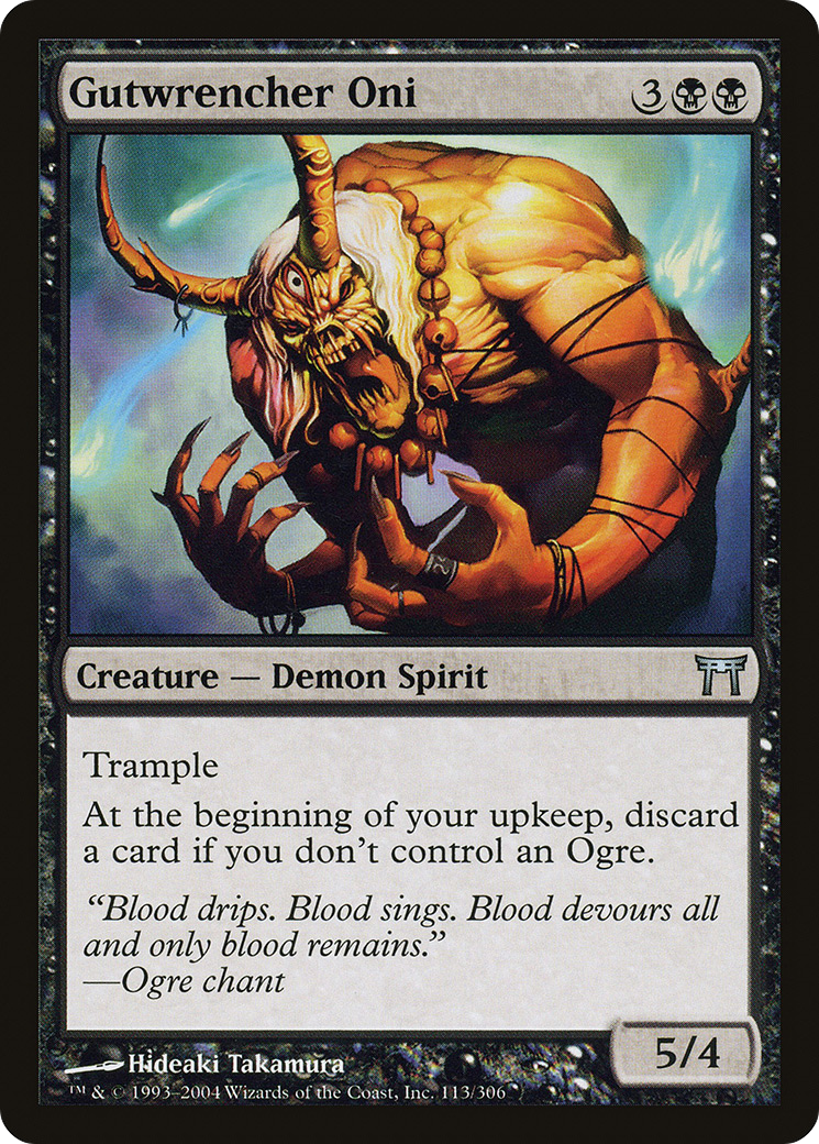 Gutwrencher Oni [Champions of Kamigawa]-1