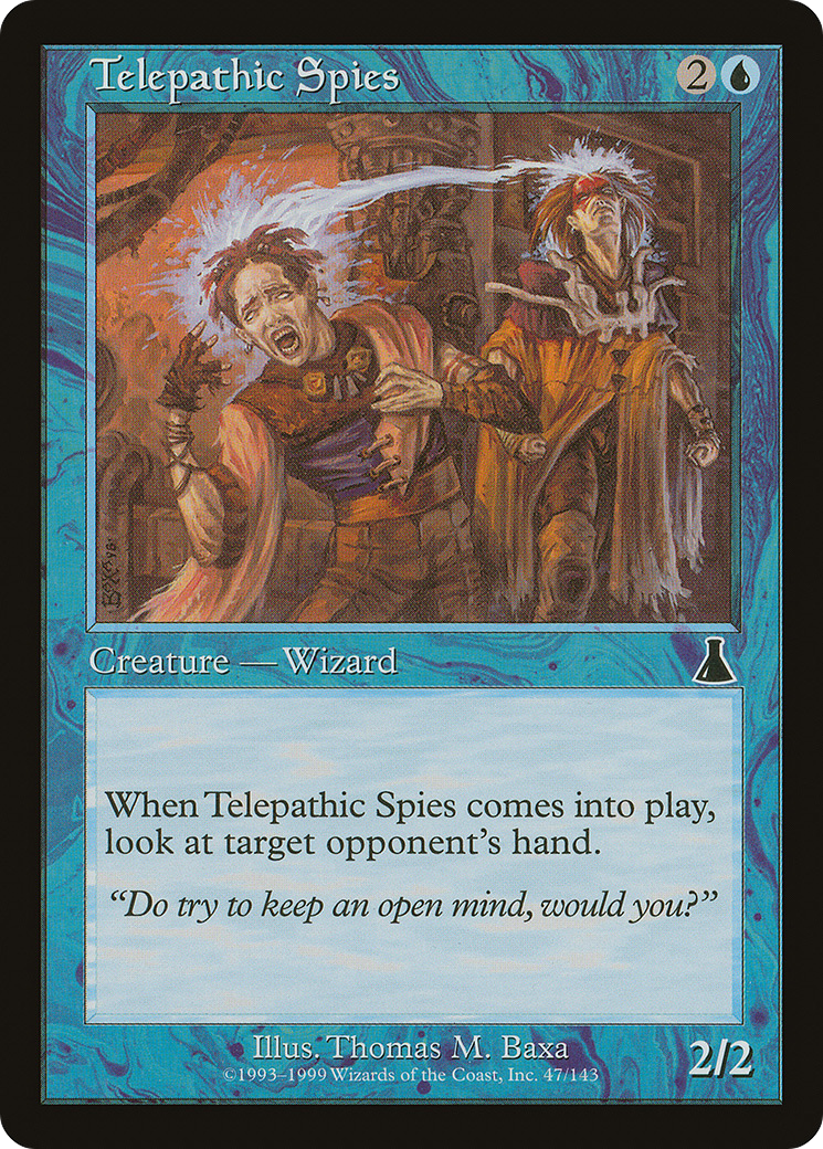 Telepathic Spies [Urza's Destiny]-1
