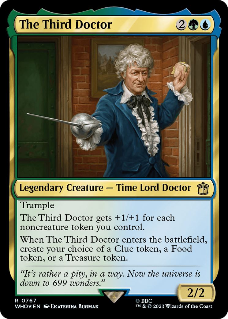 The Third Doctor (Surge Foil) [Doctor Who]-1