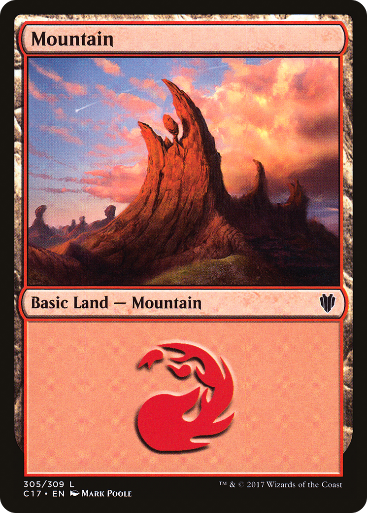 Mountain (305) [Commander 2017]-1