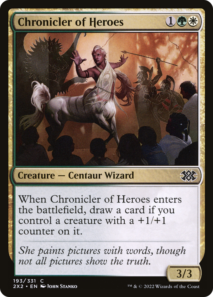 Chronicler of Heroes [Double Masters 2022]-1