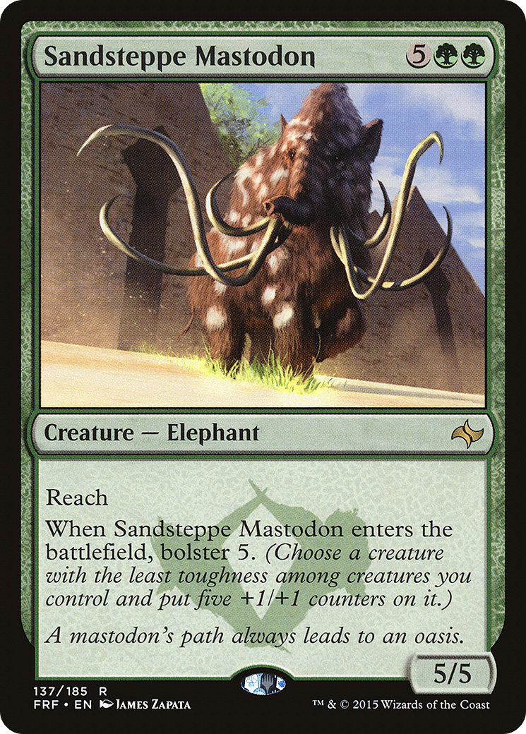 Sandsteppe Mastodon [Fate Reforged]-1