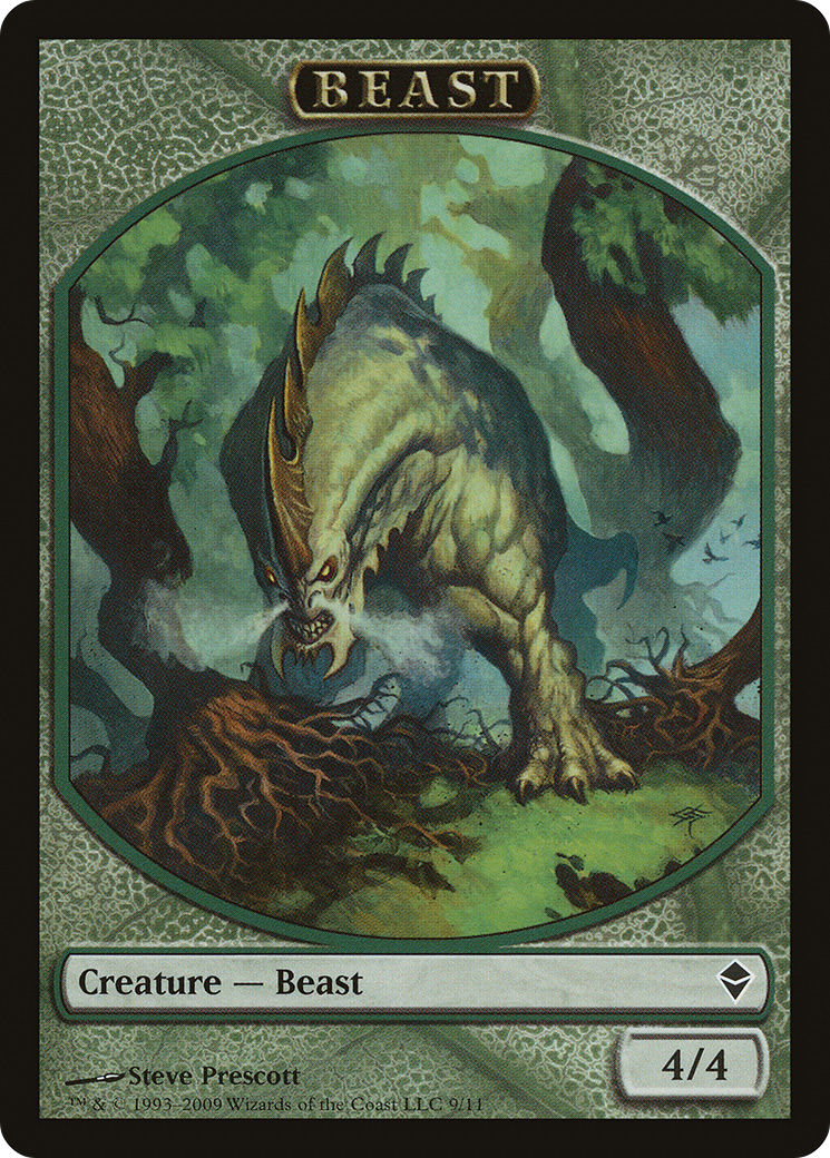 Beast Token [Zendikar Tokens]-1