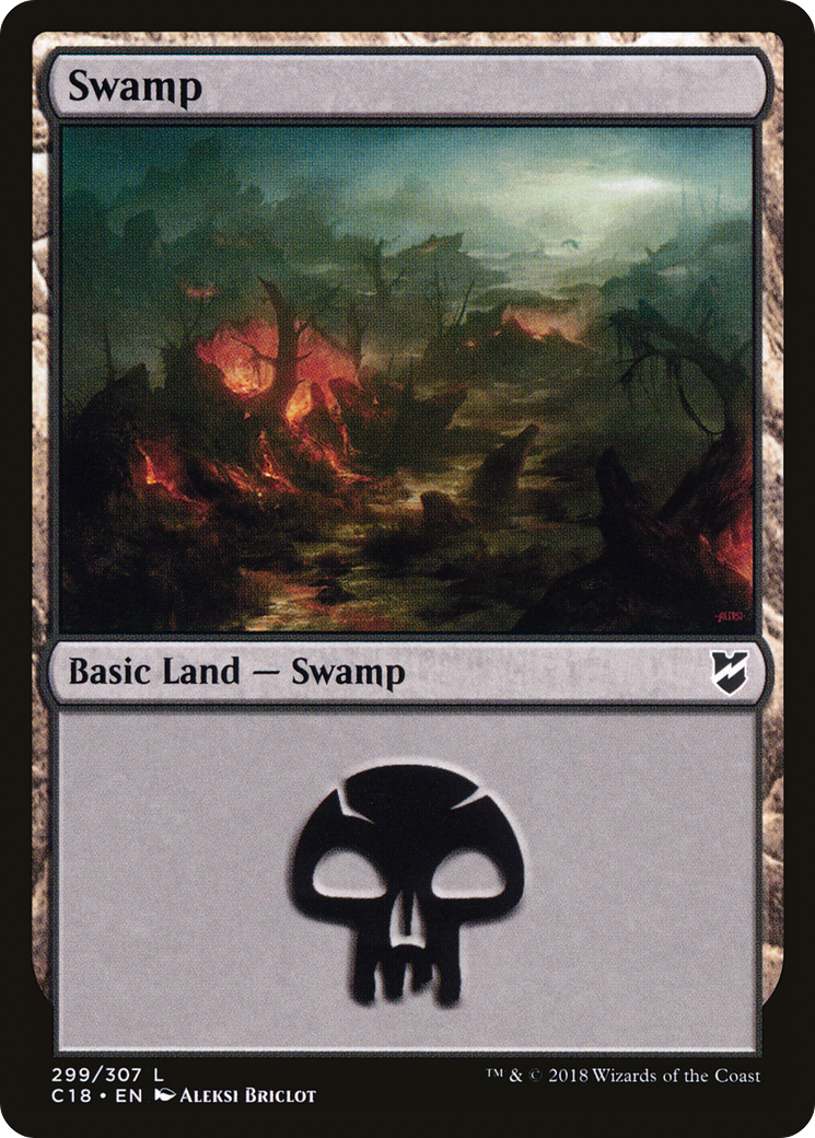 Swamp (299) [Commander 2018]-1