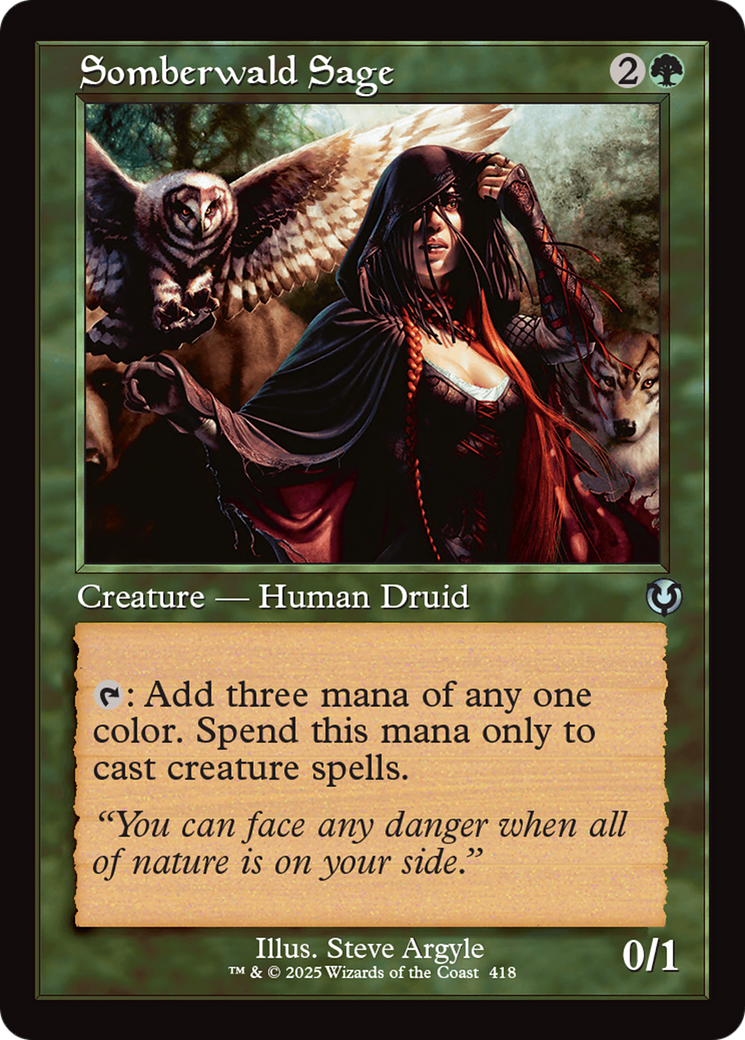 Somberwald Sage (Retro Frame) [Innistrad Remastered]-1
