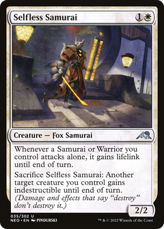 Selfless Samurai [Kamigawa: Neon Dynasty]-1