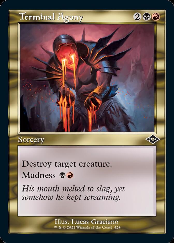 Terminal Agony (Retro Foil Etched) [Modern Horizons 2]-1