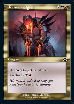 Terminal Agony (Retro Foil Etched) [Modern Horizons 2]-1