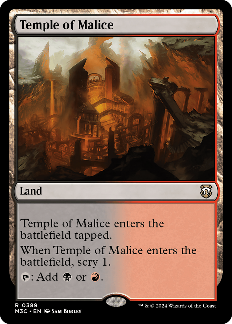 Temple of Malice [Modern Horizons 3 Commander]-1