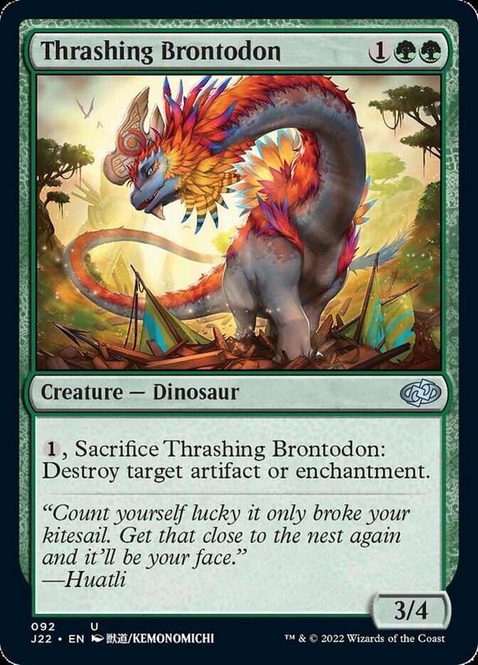 Thrashing Brontodon [Jumpstart 2022]-1