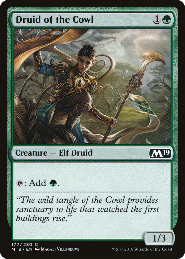 Druid of the Cowl [Core Set 2019]-1