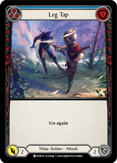 Leg Tap (Blue) [U-WTR103] (Welcome to Rathe Unlimited)  Unlimited Rainbow Foil-2