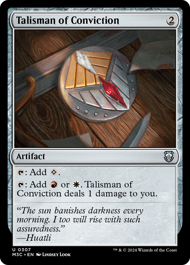 Talisman of Conviction [Modern Horizons 3 Commander]-1