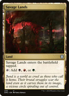 Savage Lands [Dominaria United Commander]-1