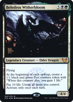 Beledros Witherbloom [Strixhaven: School of Mages Prerelease Promos]-1