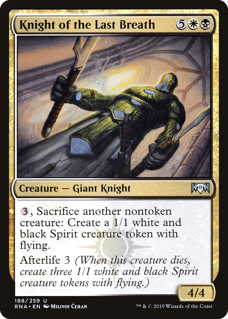 Knight of the Last Breath [Ravnica Allegiance]-1