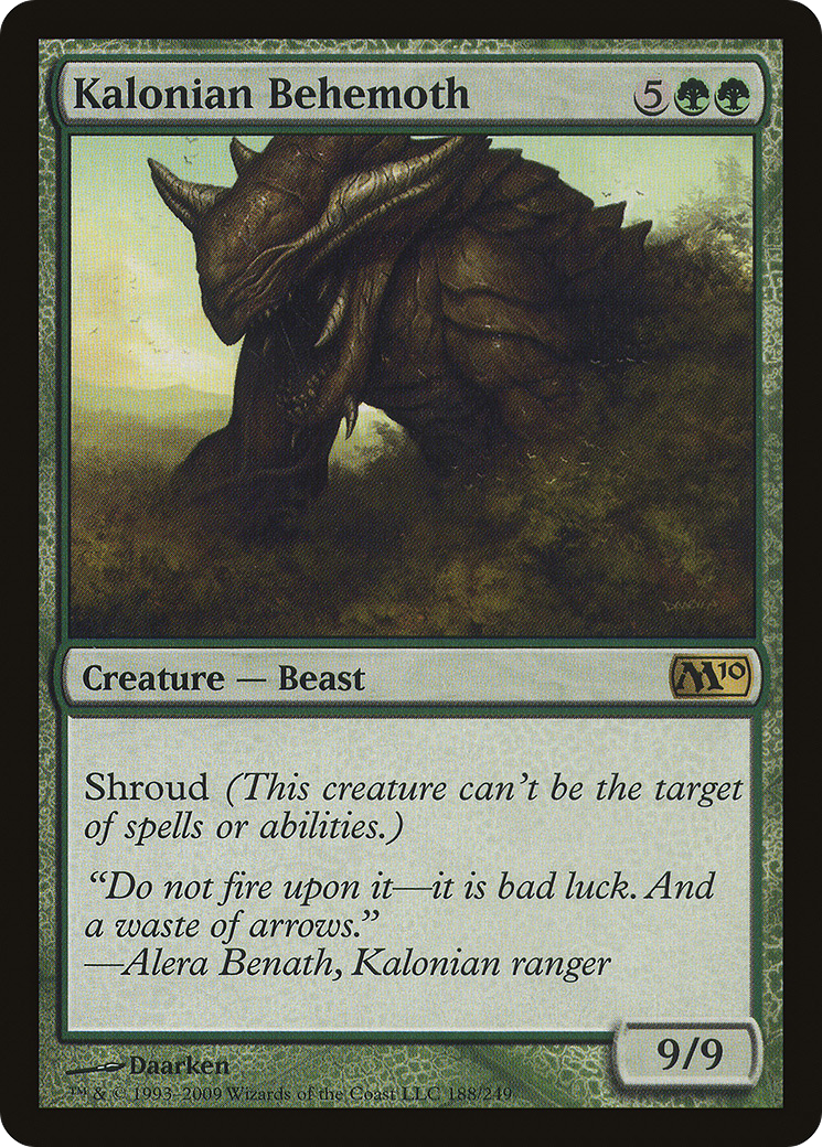 Kalonian Behemoth [Magic 2010]-1