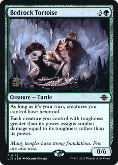 Bedrock Tortoise [The Lost Caverns of Ixalan Prerelease Cards]-1