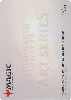 Shanna, Purifying Blade // Shanna, Purifying Blade (ADMU-055) - Dominaria United Art Series (Borderless) Foil-2