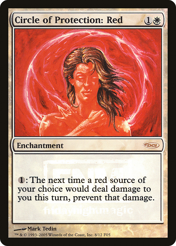 Circle of Protection: Red [Friday Night Magic 2005]-1