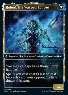 Heliod, the Radiant Dawn // Heliod, the Warped Eclipse (Showcase Planar Booster Fun) [March of the Machine]-2