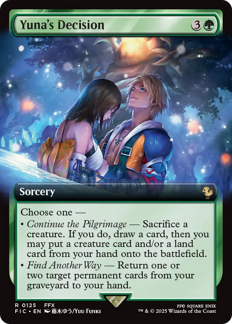 Yuna's Decision (Extended Art) [FINAL FANTASY Commander]-1